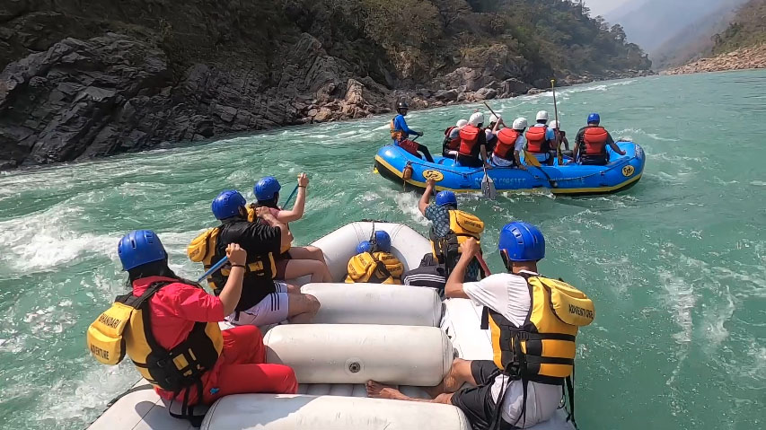 8km River Rafting from Shivpuri